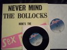 Sex Pistols - Never Mind the Bollocks & Submission 1 sided single rare