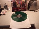 BEATLES SGT. PEPPER GREEN VINYL FRENCH DC1 PATHE 1967 LP MINT/MINT CONDITION