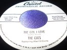 Rare Vocal Group 45:The Cues on Capitol Crackerjack & The Girl I Love Promo 3483