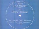 alpha cm 20 recital lola bobesco - simone guttman nm cover ex+ 2 soc see scan