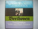 FRANCESCATTI & CASADESUS Beethoven Sonatas Violin Piano SEALED / 4-LP Stereo Box