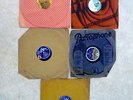 Jazz, Django Reinhardt, Louis Armstrong, Count Basie,5 anciens disques 78 tours