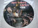 IRON MAIDEN LIVE PLUS ONE VINYL PIC PICTURE DISC UK PRESS MAIDEN JAPAN METALLICA