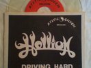 HELLION- DRIVING HARD- CLEAR VINYL 7