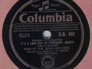 BAND OF HM ROYAL AIR FORCE - It's A Long Way To Tipperary 78 rpm disc (A++)