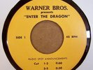 ENTER THE DRAGON BRUCE LEE 1973 WARNER BROS RARE ONE SIDED FILM SPOT PROMO 45