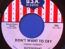 BUCKINGHAMS Garage Punk 45 DON'T WANT TO CRY   U.S.A.