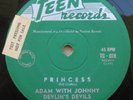 Adam Ian B Mcleod Princess/Made to be Loved TEEN lbl Pop Rocker Johnny Devlin