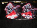 IRON MAIDEN 2 PICTURE DISCS ONE EX ONE DAMAGED BUT AUTOGRAPHD FEAR OF THE DARK