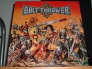 BOLT THROWER LP Warmaster RARE 1st PRESS Earache Records 1991 + original BOOKLET