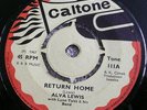 ALVA LEWIS    RETURN HOME   CALTONE 7