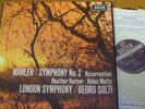 SET 325-6 Mahler Symphony No. 2 / Solti W/B 2 LP box
