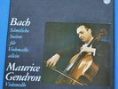 BACH - CELLO SUITES - MAURICE GENDRON - PHILIPS 3LP BOXSET - VIOLONCELLO