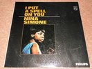 NINA SIMONE I PUT A SPELL ON YOU LP UK PHILIPS 1965 V/G