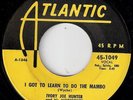 Ivory Joe Hunter Do the Mambo Popcorn Atlantic Listen