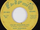 Funk Soul 45 RUDY ROBINSON Yes, My Goodness, Yes FLIP HEAR