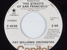 Funk 45 PAT WILLIAMS ORCHESTRA The Streets of San Francisco CAPITOL HEAR