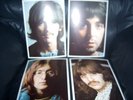 The BEATLES -WHITE ALBUM 4 X PORTRAITS - PICTURES ONLY  MINT   FULL GLOSS.