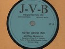 1956 DETROIT J-V-B 47-SOUL-ARETHA FRANKLIN-NEVER GROW OLD-78-BEAUTIFUL