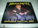 MEGADETH   download festival 2007  - rare  7'' EP  clear vinyl