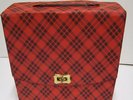RECORD LIBRARY VINTAGE STORAGE SINGLE FOLDER CARRY CASE 7