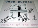 DEEP PURPLE Rapture of the, VINYL Ian Gillan Rainbow Whitesnake Autograph SIGNED