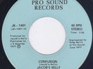 Jacobs Kelly Confusion  PRIVATE MICHIGAN HARD ROCK 1977 45 HEAR