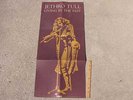 Jethro Tull Living In The Past original Chrysalis poster 16x36” nice paper NR