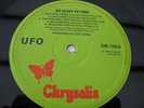 UFO NO HEAVY PETTING UK LP 1ST  GREEN CHRYSALIS 1 PLAY EVER PLAYS MINT -