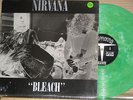 NIRVANA BLEACH LP RARE GREEN MARBLE COLORED US VINYL SUB-POP