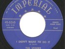 R&B - DOO-WOP - THE SPIDERS on Blue Script IMPERIAL - 