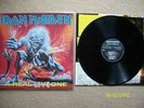 IRON MAIDEN HARD TO FIND COPY OF A REAL LIVE ONE LP EMD 1042 GATEFOLD