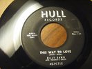  DOO WOP R&B ROCKER 45 BILLY DAWN THIS WAY TO LOVE HULL NM-