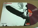 LED ZEPPELIN - LED ZEPPELIN RARE PURPLE MARBLE VINYL LP - SPAIN IMPORT