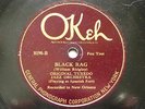 CELESTIN'S TUXEDO JAZZ ORCHESTRA 'BLACK RAG' OKEH 8198 NEW ORLEANS JAZZ CLASSIC