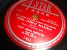 Lost John Hunter Cool Down Mamma Schoolboy rare 4-Star blues 78rpm Sun studio