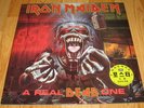 IRON MAIDEN - A Real Dead One LP w/family tree poster 93 Korea Rare press