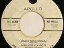 FABULOUS PLAYBOYS “Honkey Tonk Woman” northern soul 45 on APOLLO demo  HEAR