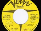 ARTHUR PRYSOCK  /  I MUST BE DOING SOMETHING RIGHT  /     