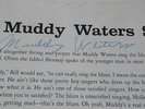 MUDDY WATERS AUTOGRAPHED CHESS LP SINGS BIG BILL BROONZY SIGNED 1963 IN ZURICH