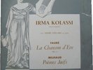  IRMA KOLASSI FAURE DECCA LXT 2897 FRANCE