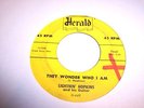 LIGHTNIN HOPKINS EVIL HEARTED WOMAN THEY WONDER WHO I AM HERALD H449 VG+ 45