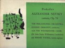 Alexander Nevsky ANDY WARHOL Cover Art  FRONT COVER ONLY NO Record NO back cover