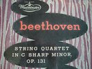 Rare Westminster Red Label WL 5144 Beethoven/Barylli Quartet NM Superb
