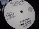 HOTEL SHEET JACK ASHFORD  ?? ?????DISCO FUNK 12