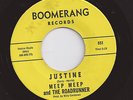 Justine / B-Flat Tunes * Meep Meep and the Roadrunners *Vinyl 45