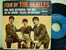 THE BEATLES - FOUR BY THE BEATLES - PICTURE SLEEVE 45 EP