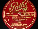 GINETTE DOYEN pianist & JEAN FOURNIER violinist -Sonate N°32 Mozart - 2 X 78 rpm