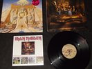 IRON MAIDEN Powerslave LP UK 1ST PRESS + Merchandise Insert + Lyric Inner NM/NM