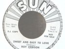 Rockabilly 45-Roy Orbison-Sweet & Easy To Love / Devil Doll-Sun 353-PROMO-NICE